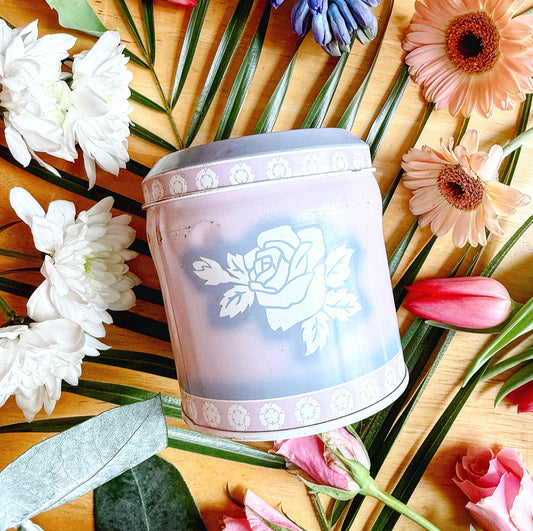 Bespoke Repurposed+Reloved Vintage Tin Candle- Pick Your Scent